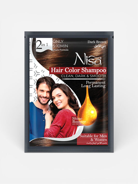 Hair Color Shampoo - Dark Brown