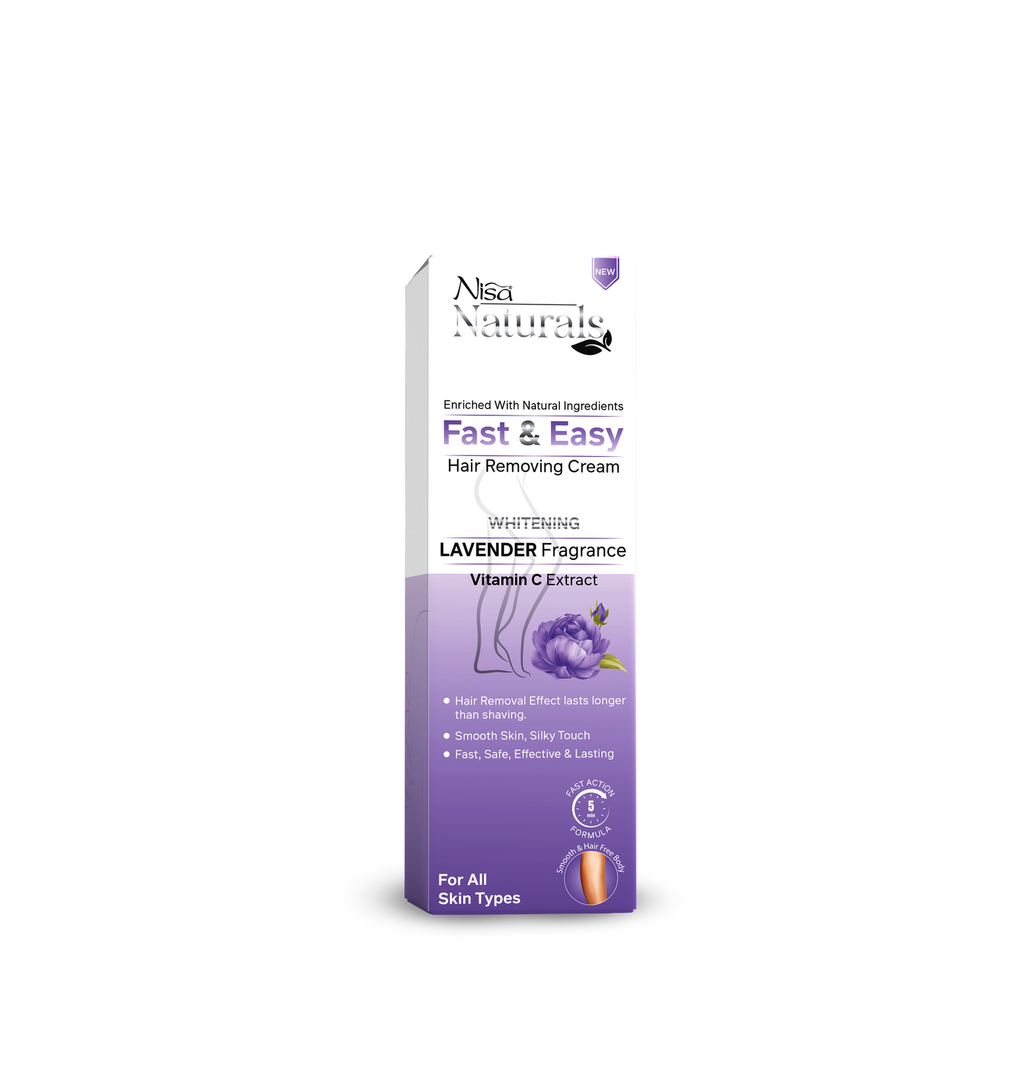 Hair Removal Cream - Lavender 120ml