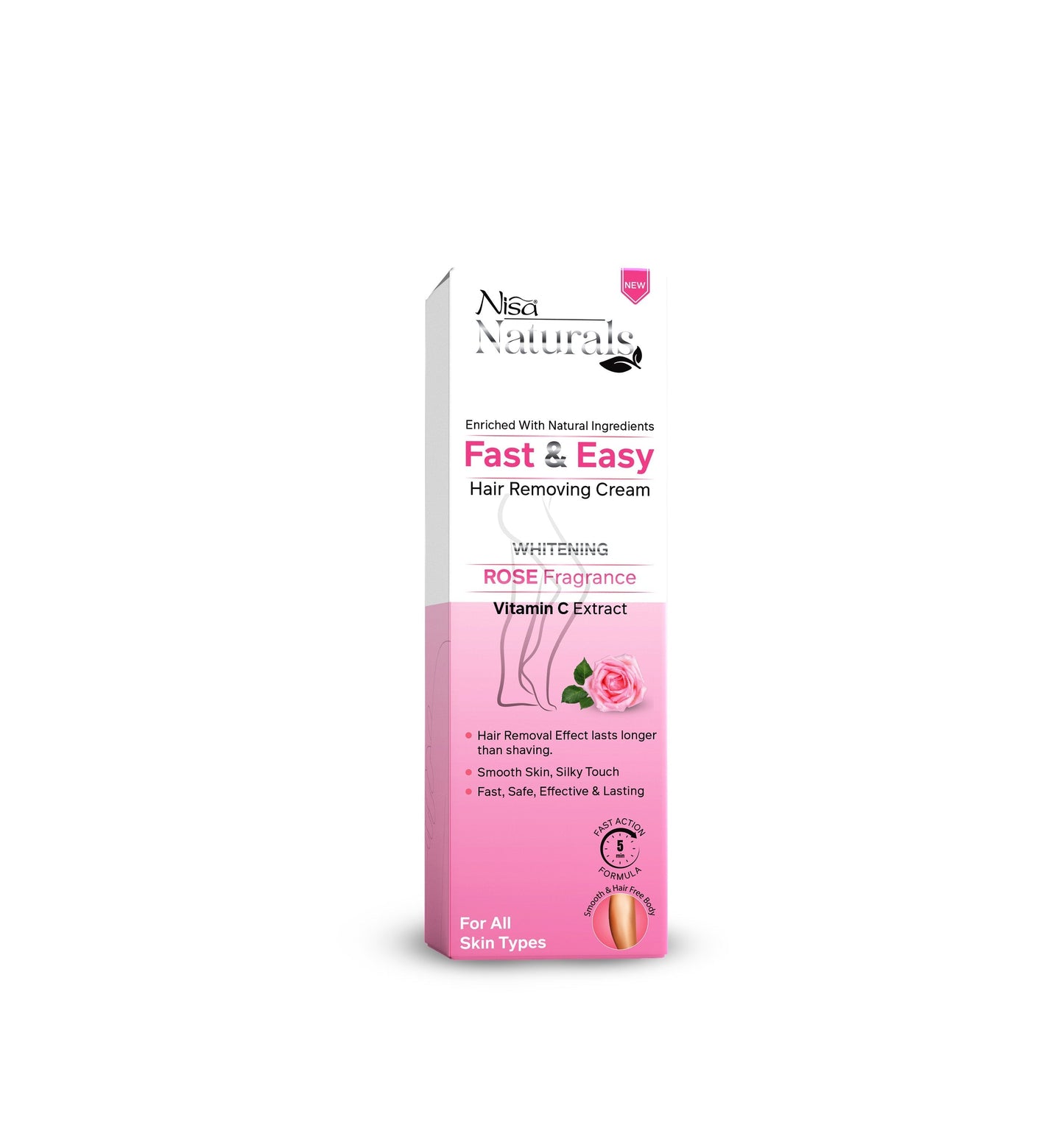 Hair Removal Cream - Rose 120ml