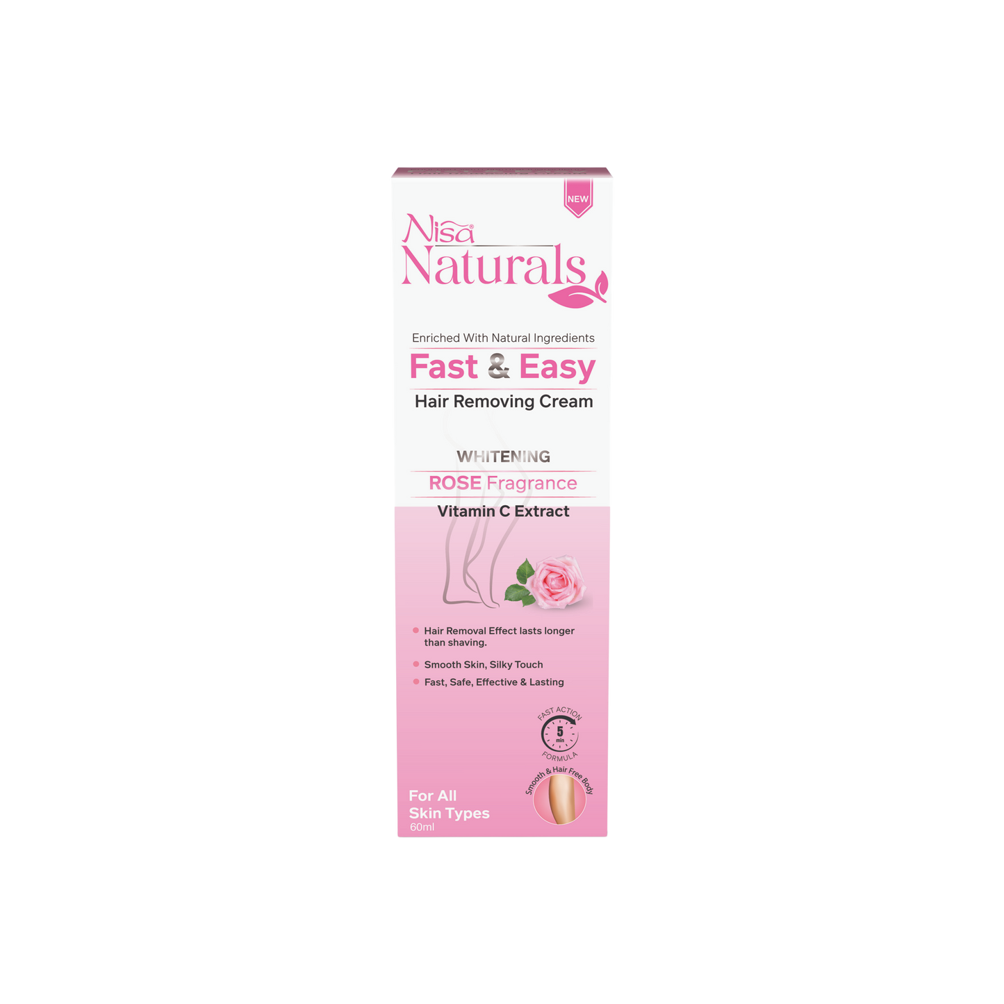Hair Removal Cream - Rose 60ml