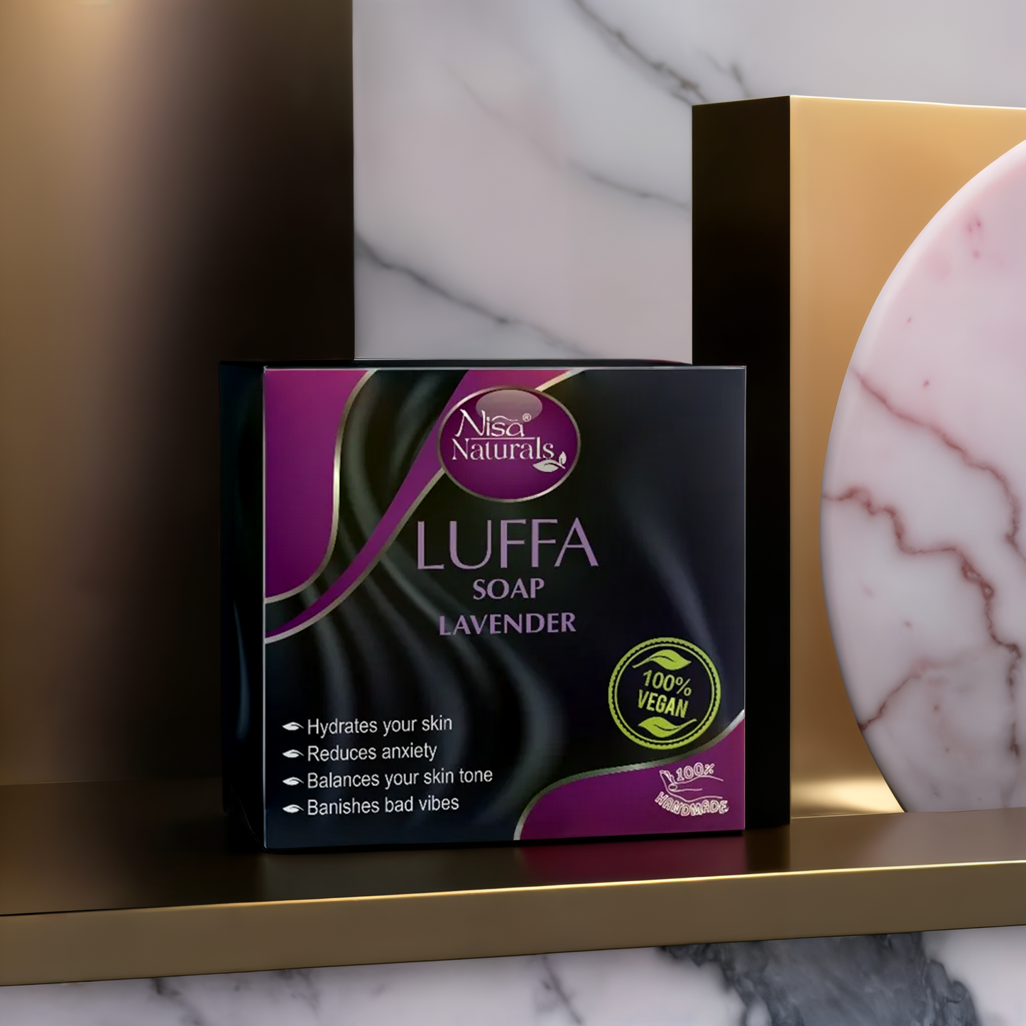 Luffa Soap Lavendar