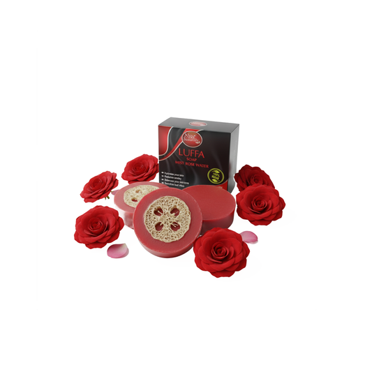 Mist Rose Water Luffa Soap