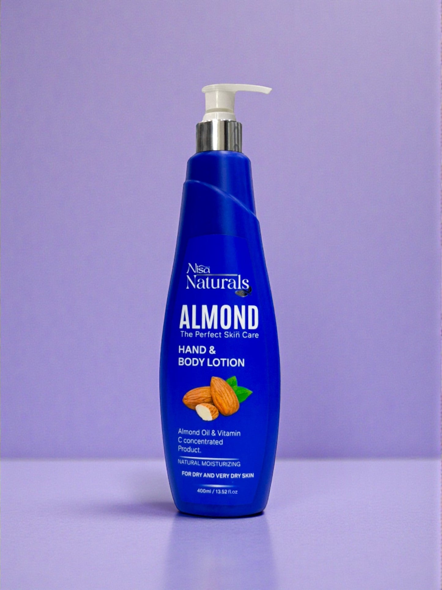 Almond Lotion 400ml - Face, Hand & Body