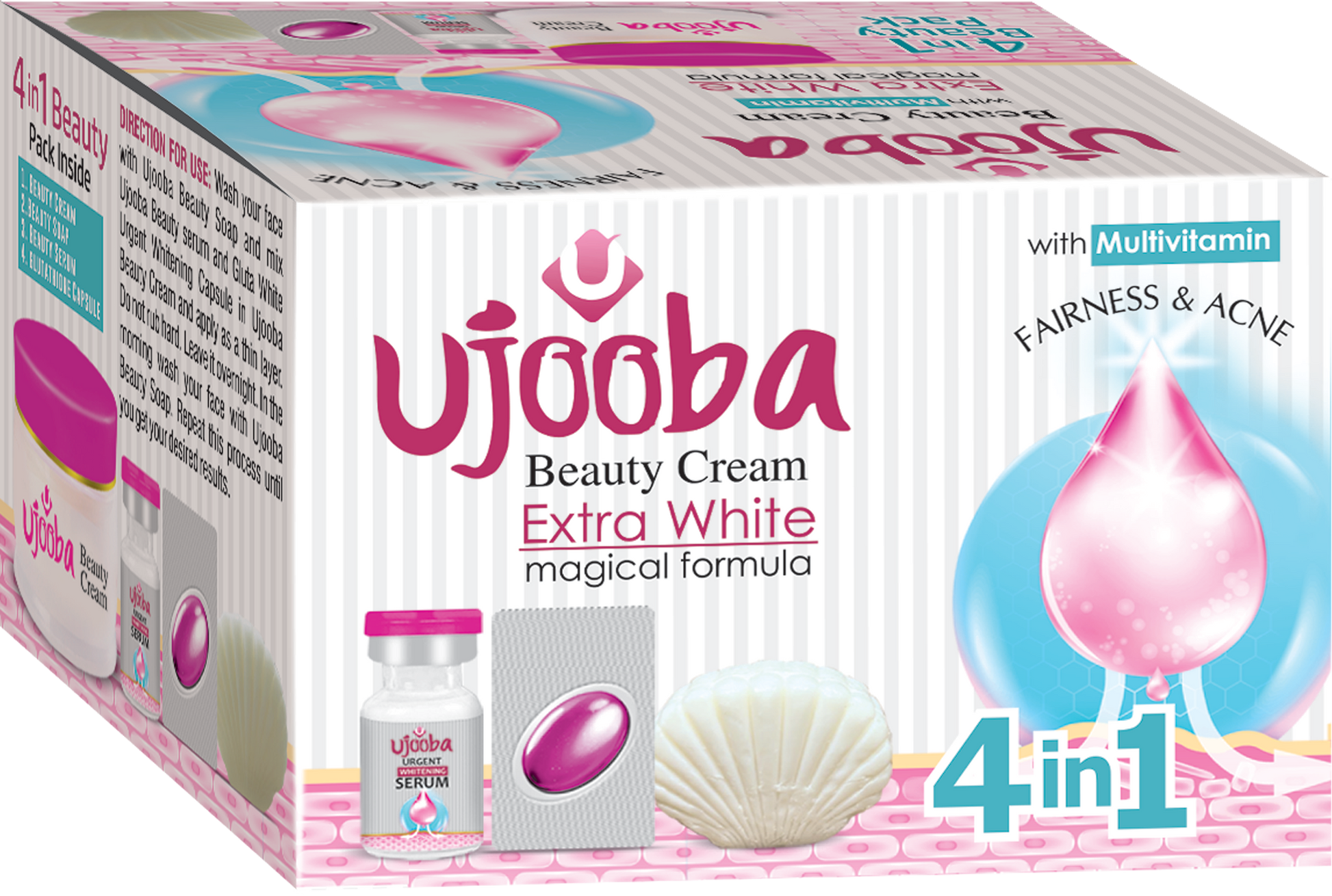 4 in 1 Beauty Combo 34g - Ujoobabeauty