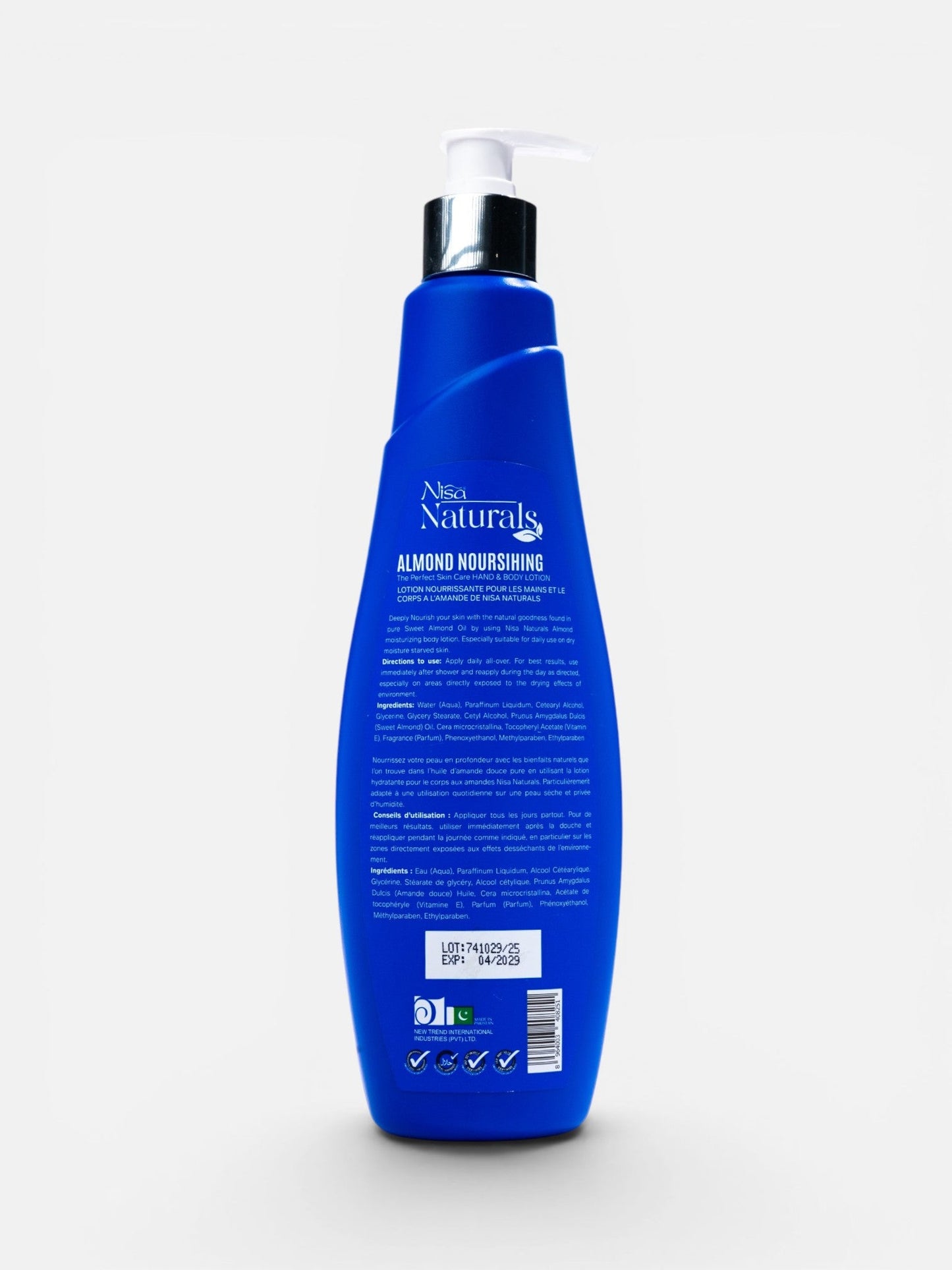 Almond Lotion 400ml - Face, Hand & Body